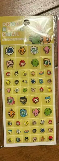 セールタイルシールたまごっちDROPBLOCKSEAL