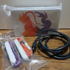 switch 有機EL スカーレット・バイオレット エディション 純正ドッグ