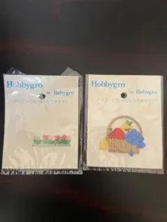 ファミリア★Hobbygro 刺繍ワッペン 2枚セット