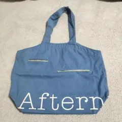 アフタヌーンティー　ブルー トートバッグ