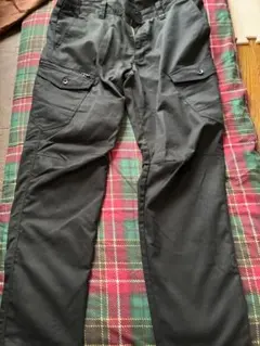 メンズブラックカーゴパンツ LL