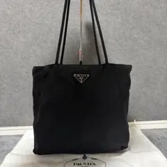 PRADA プラダ ハンドバック トートバッグ 三角プレート　ブラック　黒