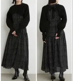 リリーブラウン lilybrown ボレロ＆ワンピース ボレロのみ 無地 黒