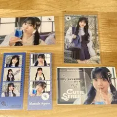 CUTIESTREET ラッフルくじ 増田彩乃 ステッカー フォト クリアカード