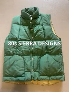 80s USA製 SIERRA DESIGNS シェラデザイン ダウンベスト M