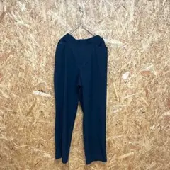 gu ジーユー スラックス レーヨン カジュアル スラックス ブラック XXL