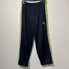 PUMA プーマ　ジャージ　プージャ　下　ネイビー　黄緑