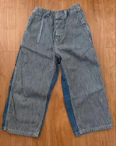 デニムダンガリー　デニムパンツ 120cm