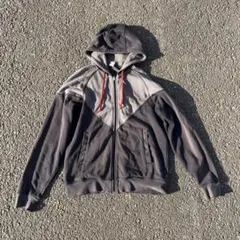 H*読様 Nike フルジップパーカー Lサイズ グレー/ブラック