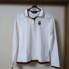 Munsingwear ホワイト 長袖ポロシャツ M