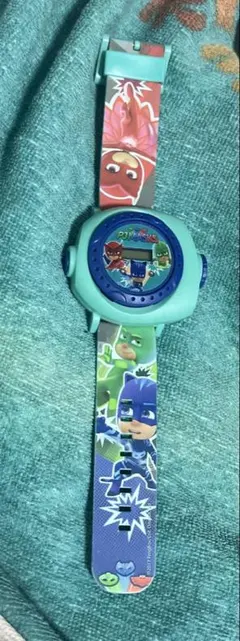 PJ Masks キッズ用腕時計 ライト機能付き