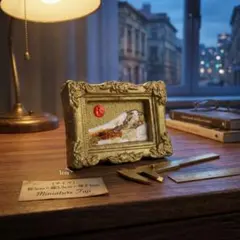 m*t様 金運・開運の極み【金碧の霊峰】本物油絵ミニチュア富士山　※原画・一点物