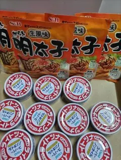 S&B 明太子パスタソース いなば ライトツナ セットのサムネイル