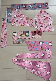 【値下げ】ハローキティ 生地 はぎれセット