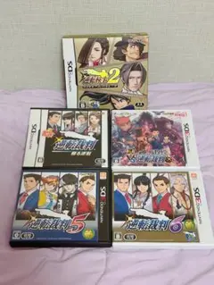 3DS/DSソフト 逆転裁判シリーズ 5本セットのサムネイル