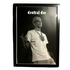 Central Lee モノクロポスター ストリート　A4サイズ　パロディー