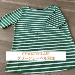 CHANTECLAIR ボーダー Tシャツ カットソー　グリーンレーベル別注のサムネイル