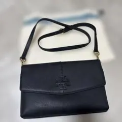 Tory Burch 黒 レザー ショルダーバッグ 美品