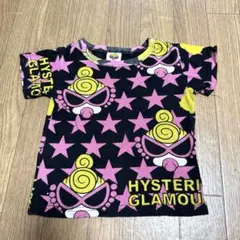 ヒスミニ　HYSTERIC MIN 総柄Tシャツ 90cm