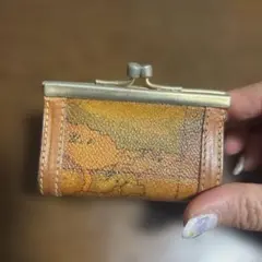 地図柄レザーコインケース