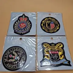エンブレムパッチ　ワッペン4枚セット