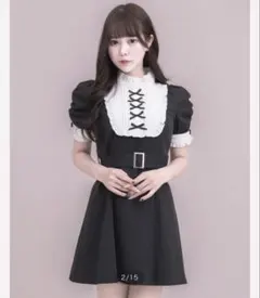 pium 丸衿リボンドーリーセットアップ - メルカリ