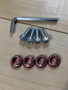 ピアスボルト レッド M8 リバレル BBS OZ WORK 等 - メルカリ