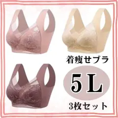 【愛様専用】シームレスブラ 5L ライト3枚、ナイトキャップ ピンク