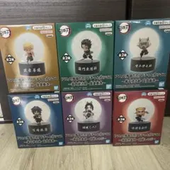 鬼滅の刃 フィギュア ルームライト セット プライズ アミューズメント