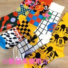 新品未使用 Disney Happy Socks ソックス 4足セットのサムネイル