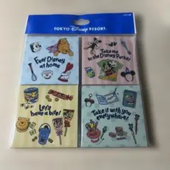 東京ディズニーリゾート メモ用紙 4枚セット