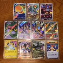 포켓몬 カード 30周年 復刻 레쿠쟈 ライコウ AR 等 11枚組