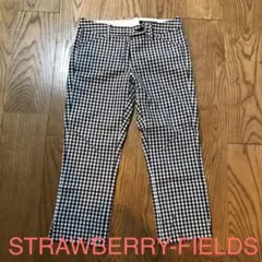 ストロベリーフィールズ　チェックパンツ　八分丈のサムネイル