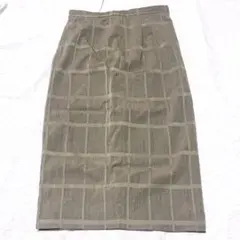 極美品 日本製 ヴィンテージ チェック柄 スカート 昭和レトロ クラシック　y