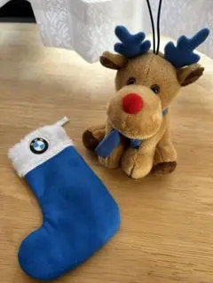 BMW トナカイマスコットと靴下セット