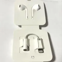 【新品未使用】Apple純正 イヤホン ＆ Lightning アダプタ セット