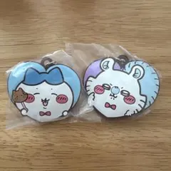 ちいかわ ハートのラバーマスコット ハチワレ モモンガ 2つセット