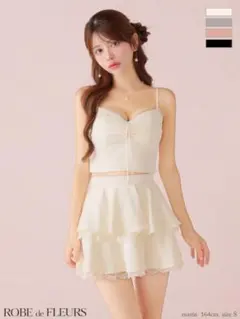 ROBE de FLEURS フロントジップ プリーツ ミニ丈 ドレス ROBE de FLEURS フロントジップ プリーツ ミニ丈 ドレス - メルカリ