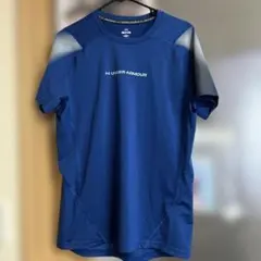 【UNDER ARMOUR men's】美品Tシャツ青S Mサイズ