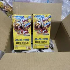 ワンピースカード 神の島の冒険 ボックス 2個 テープ付 プレミアムバンダイ