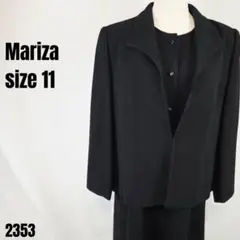 Mariza マリザ ブラック ワンピース 礼服 フォーマル 11 2353