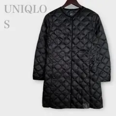 ★ユニクロ　ウルトラライトダウンコート　ロング　ブラック　S