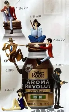 【未開封】ルパン三世 Roots フィギュア 全6種セットのサムネイル