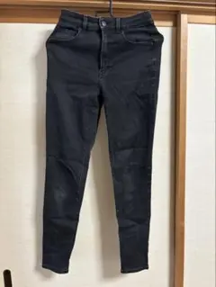 【美品】GU ブラック スキニーパンツ　デニム　ジーンズ