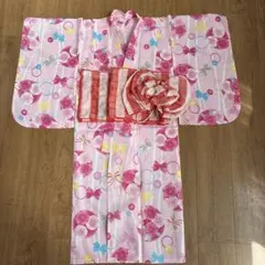 【美品】浴衣　女の子　120