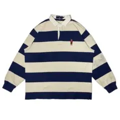 90s Polo sport ポロベア polo bear ラガーシャツ