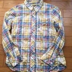 SHIPS シップス　チェックシャツ　130