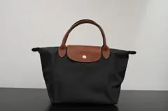 ブラックナイロントートバッグMサイズ