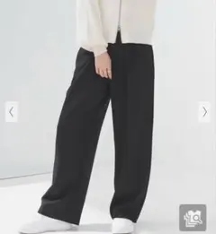 ハニーズ　新品　ストレートパンツ　股下68cm L 黒　GU アベイル