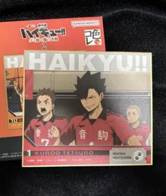 ハイキュー　黒尾鉄朗　1番くじ　ゴミ捨て場の決戦　色紙コレクション　音駒
